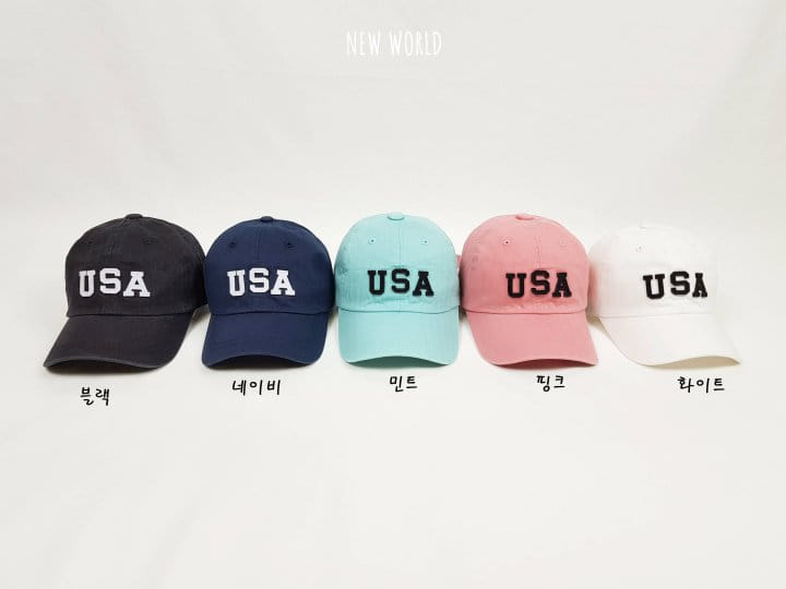 New World - Korean Children Fashion - #prettylittlegirls - Child USA Ball Cap - 4