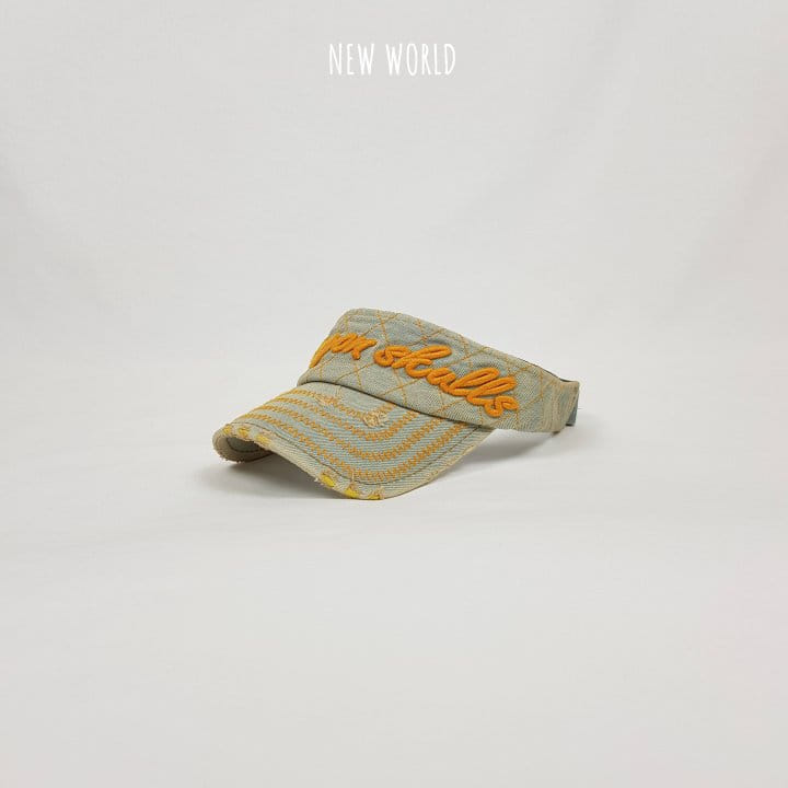 New World - Korean Children Fashion - #todddlerfashion - Denim Embroidery Sun Cap - 10