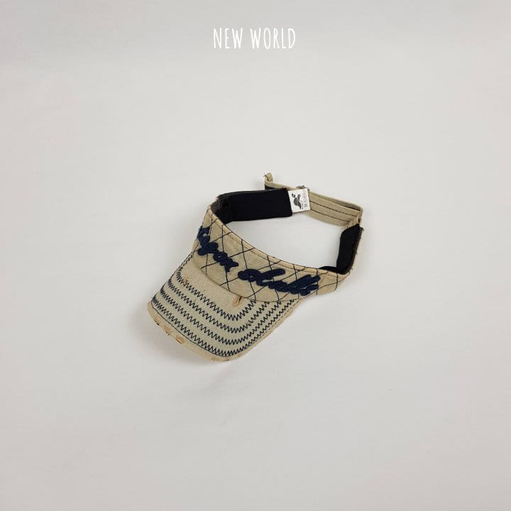 New World - Korean Children Fashion - #toddlerclothing - Denim Embroidery Sun Cap - 11