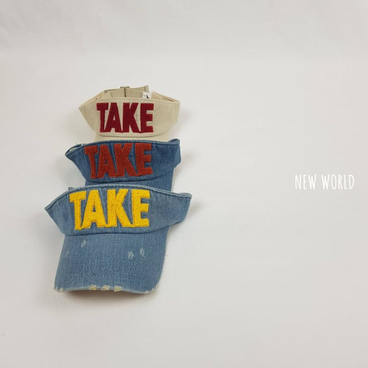New World - Korean Children Fashion - #toddlerclothing - Adult Take Denim Sun Cap - 3