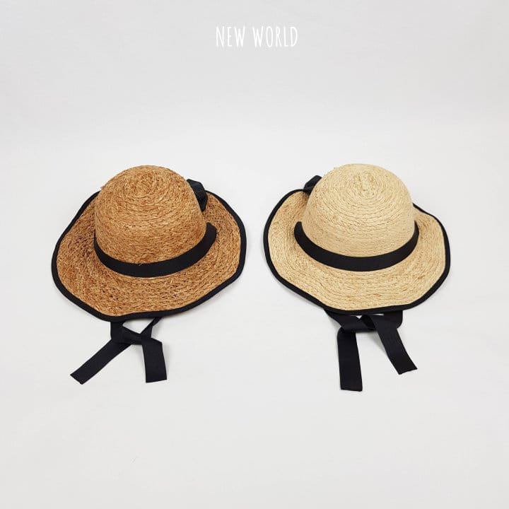 New World - Korean Children Fashion - #toddlerclothing - Lapia Ribbon Streamer Hulra Hat - 5