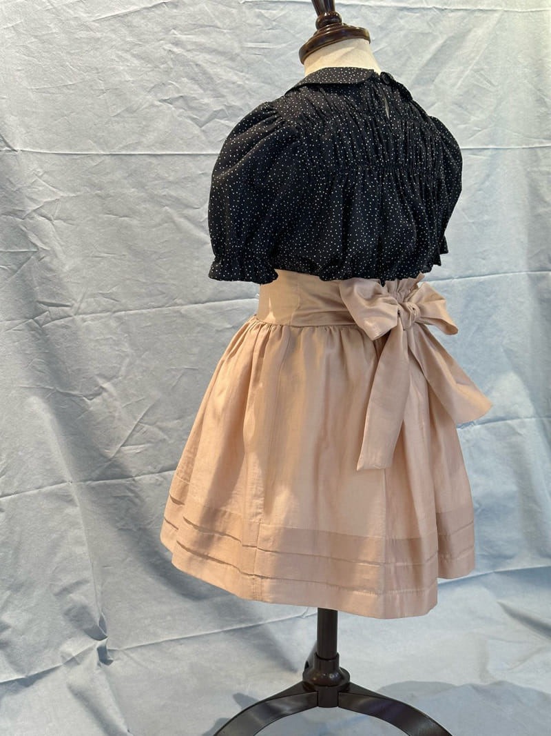Nounou - Korean Children Fashion - #kidsshorts - Ribbon Skirt - 11
