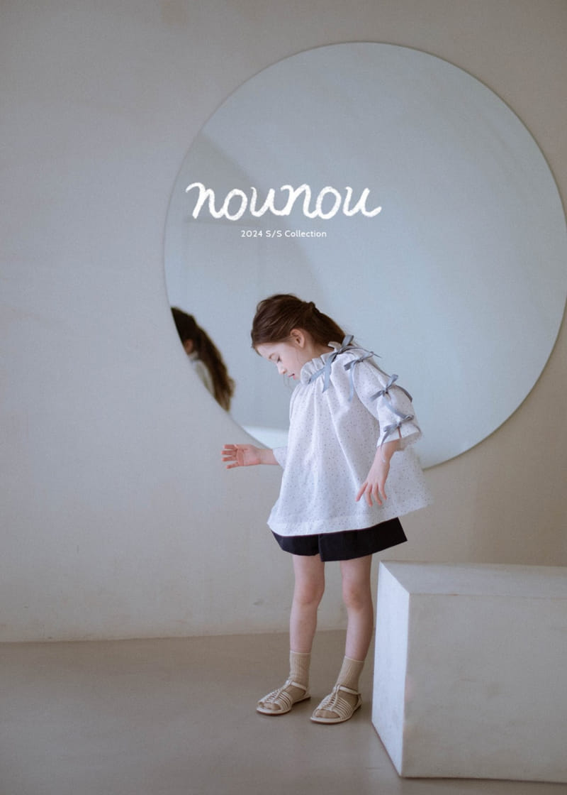 Nounou - Korean Children Fashion - #minifashionista - Ribbon Blouse - 7