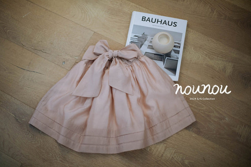 Nounou - Korean Children Fashion - #prettylittlegirls - Ribbon Skirt - 2