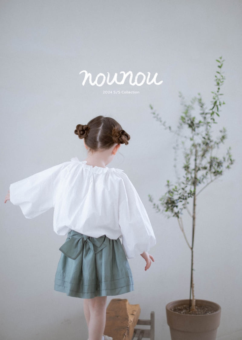 Nounou - Korean Children Fashion - #todddlerfashion - Ribbon Skirt - 4