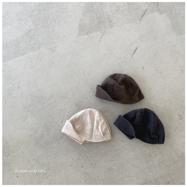 Nunubiel - Korean Baby Fashion - #babylifestyle - Linen Cap - 2