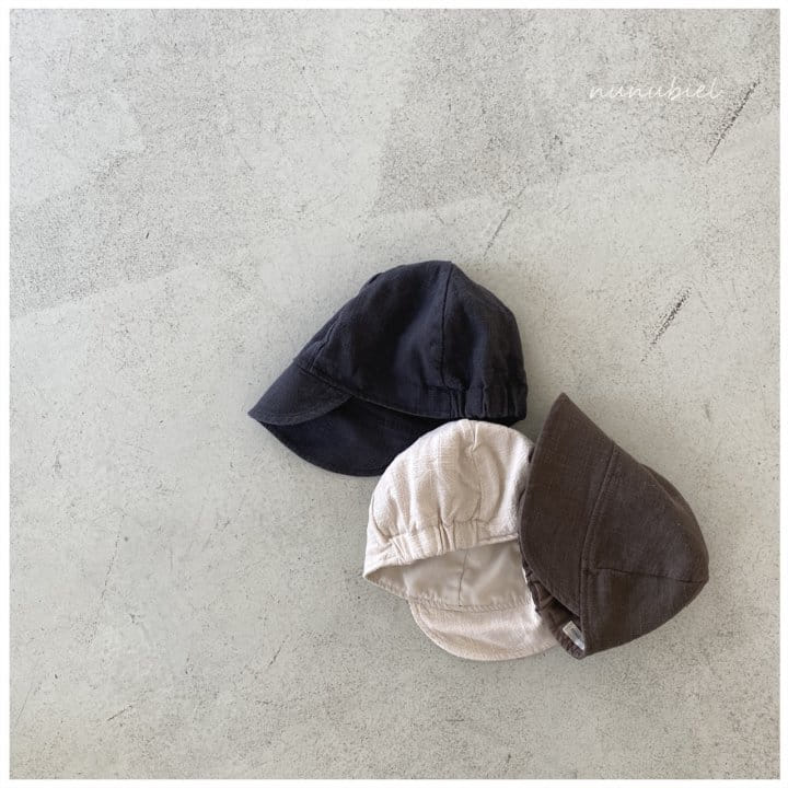 Nunubiel - Korean Baby Fashion - #babyoninstagram - Linen Cap - 3