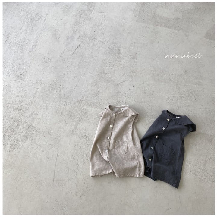 Nunubiel - Korean Baby Fashion - #babyoninstagram - Slub Romper - 2