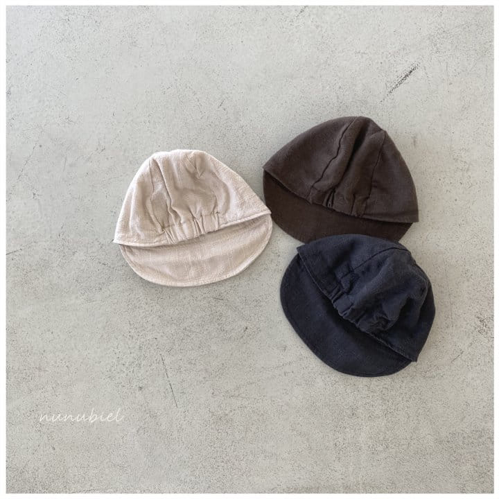 Nunubiel - Korean Baby Fashion - #babyoutfit - Linen Cap - 5