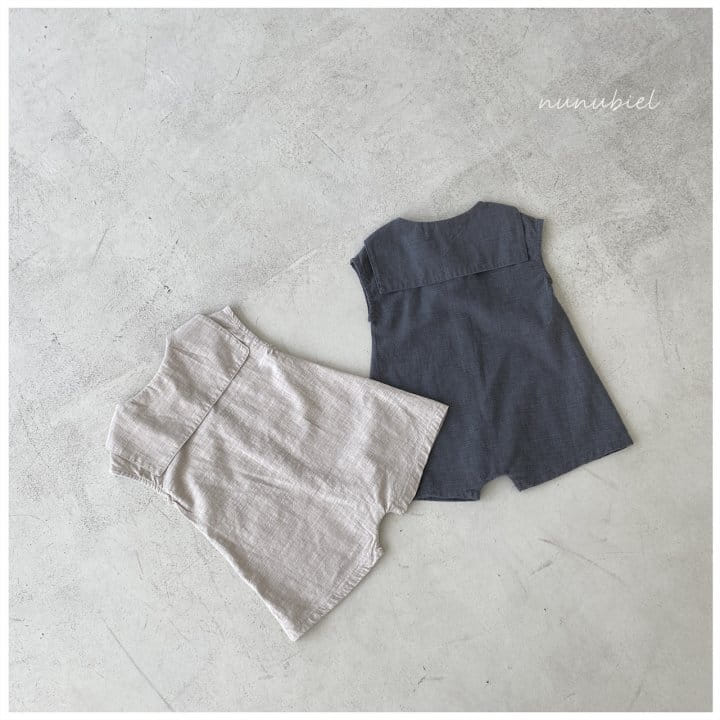 Nunubiel - Korean Baby Fashion - #babyootd - Slub Romper - 4
