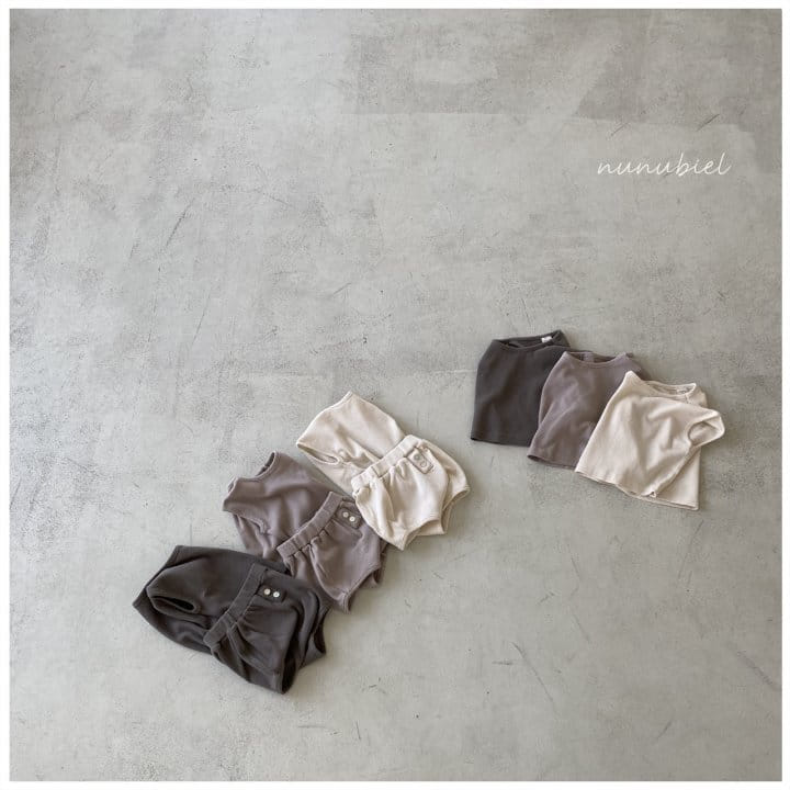 Nunubiel - Korean Baby Fashion - #babywear - Mini Waffle Top Bottom Set - 5