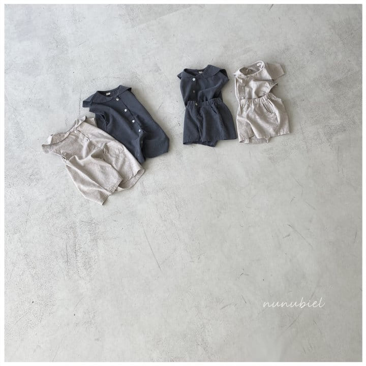 Nunubiel - Korean Children Fashion - #Kfashion4kids - Slub Top Bottom Set - 5