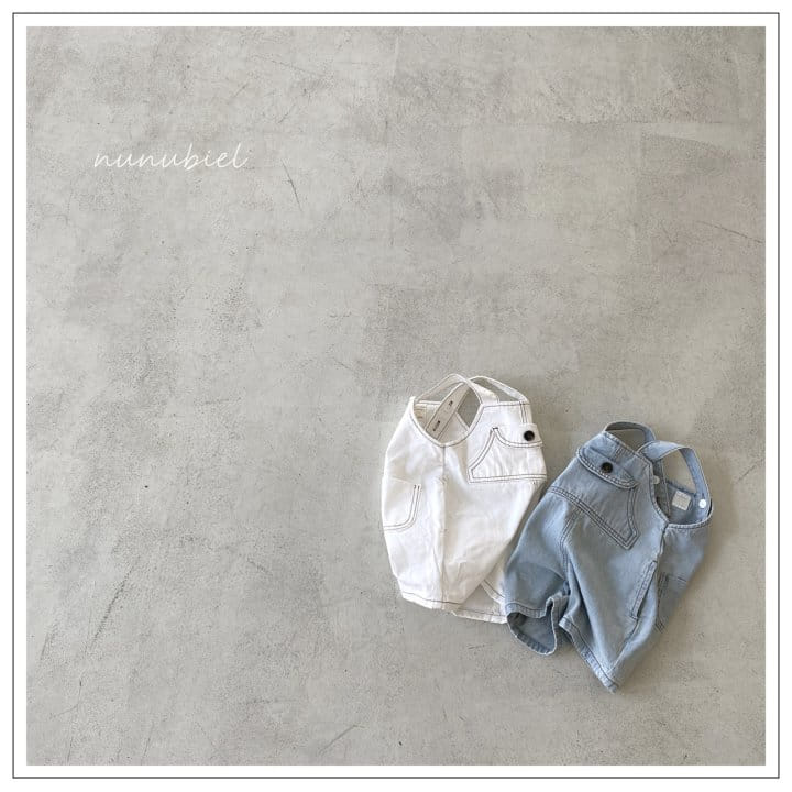Nunubiel - Korean Children Fashion - #childrensboutique - Pocket Dungarees Pants