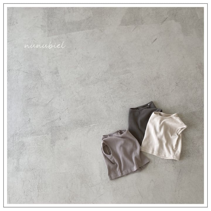 Nunubiel - Korean Children Fashion - #kidsshorts - Mini Waffle Tee