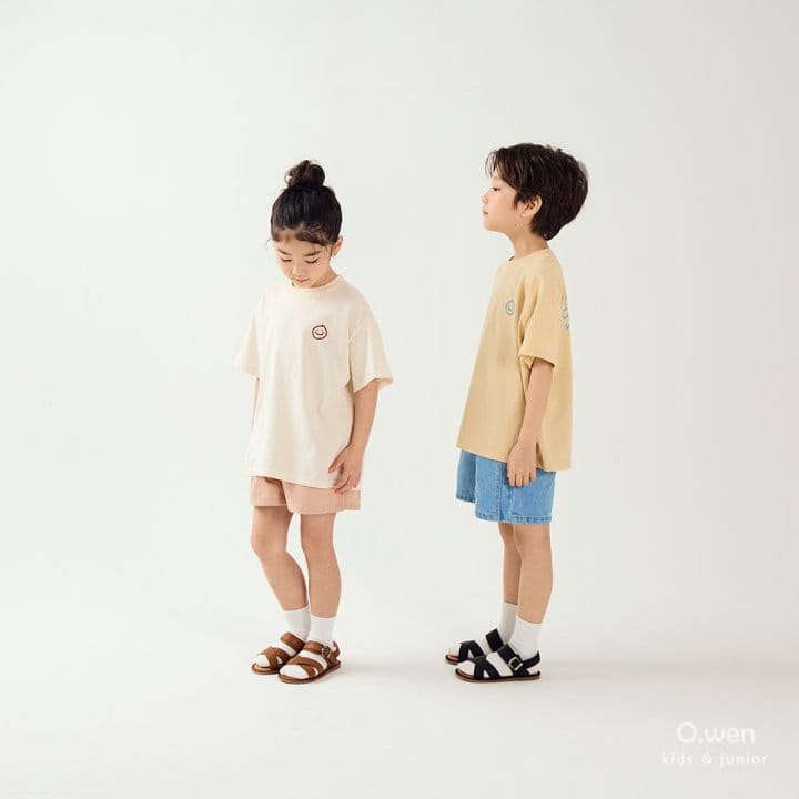 O Wen - Korean Children Fashion - #littlefashionista - Smile Short Sleeve Tee - 6