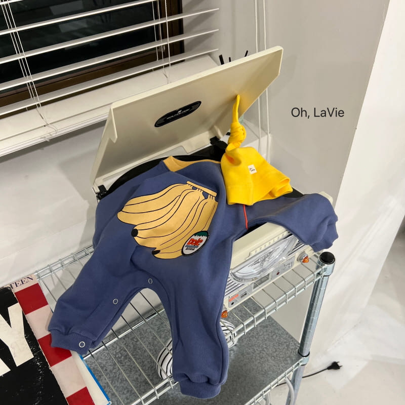 Oh lavie - Korean Baby Fashion - #babylifestyle - Banana Body Suit - 8