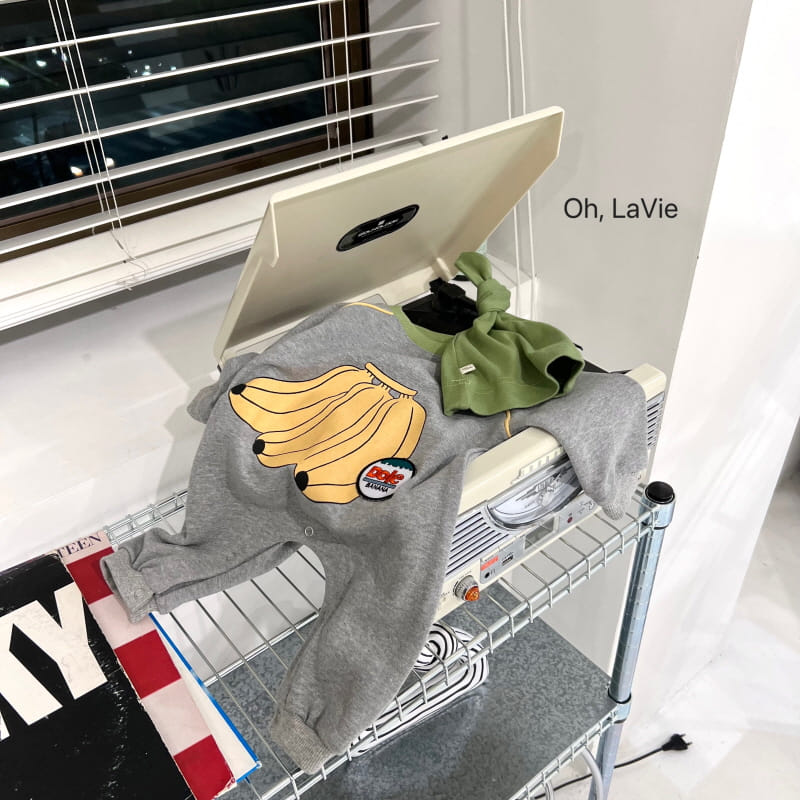 Oh lavie - Korean Baby Fashion - #babyoninstagram - Banana Body Suit - 9