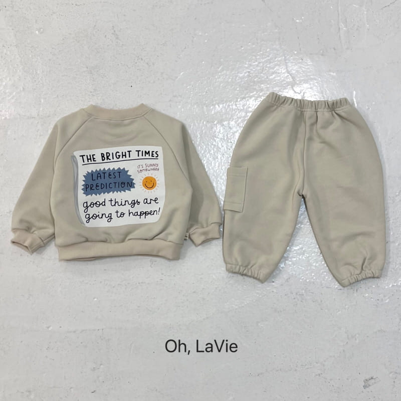 Oh lavie - Korean Children Fashion - #Kfashion4kids - Newspaper Top Bottom Set  - 7