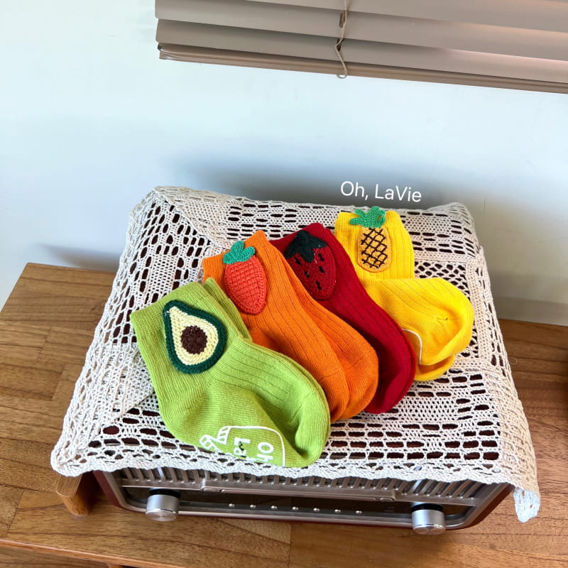 Oh lavie - Korean Children Fashion - #Kfashion4kids - Fruit Socks - 3