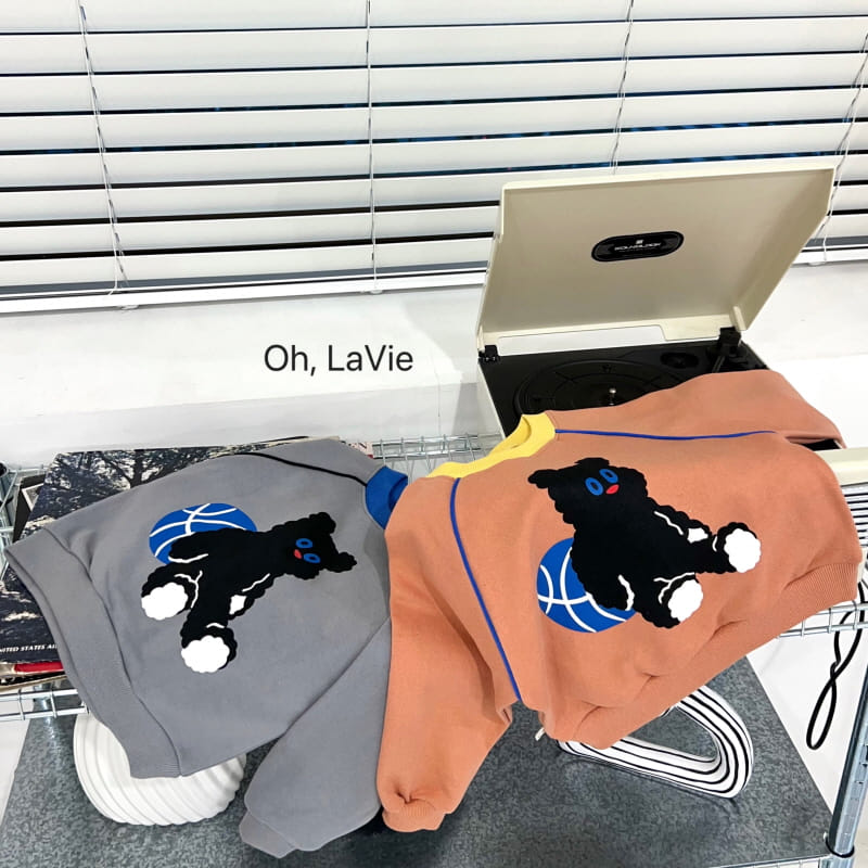 Oh lavie - Korean Children Fashion - #discoveringself - Basketball Sweatshirt