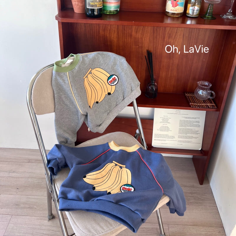 Oh lavie - Korean Children Fashion - #kidsstore - Banana Wappen Sweatshirt - 10