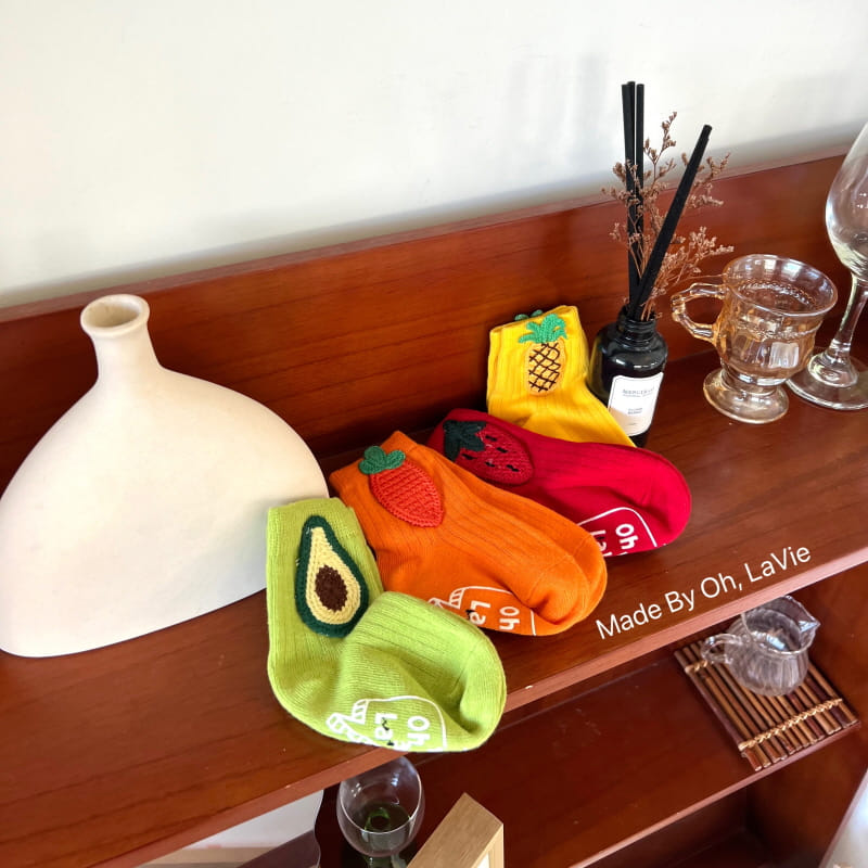 Oh lavie - Korean Children Fashion - #kidzfashiontrend - Fruit Socks - 2
