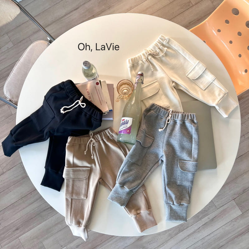 Oh lavie - Korean Children Fashion - #magicofchildhood - Pocket Cargo Junior Pants - 2