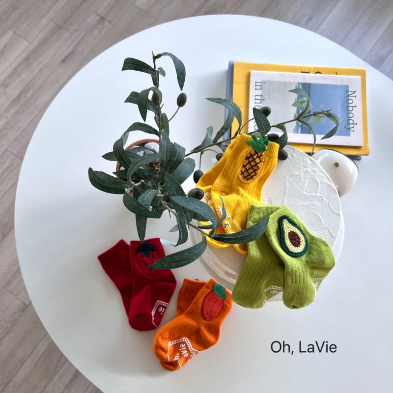 Oh lavie - Korean Children Fashion - #magicofchildhood - Fruit Socks - 5