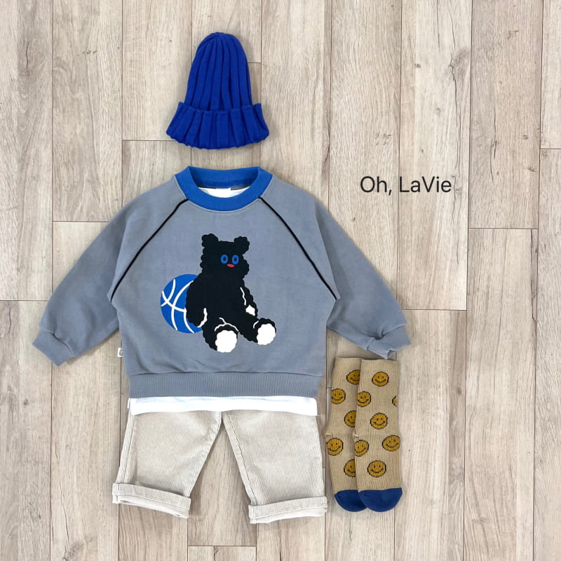 Oh lavie - Korean Children Fashion - #minifashionista - Basketball Sweatshirt - 9