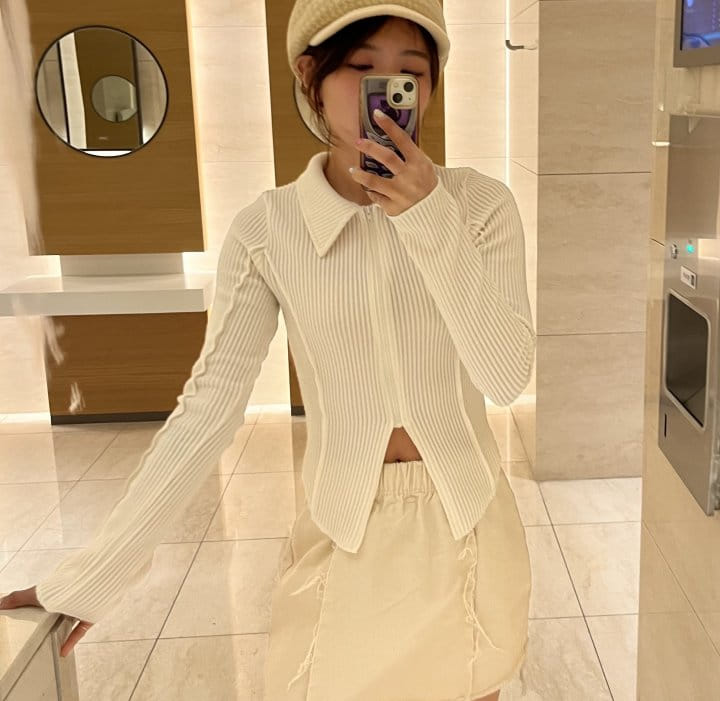 One the woman - Korean Women Fashion - #momslook - Volume Collar Jumper - 3