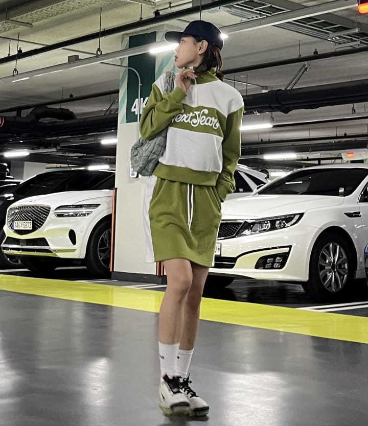 One the woman - Korean Women Fashion - #momslook - Rolly Skirt Top Bottom Set - 5