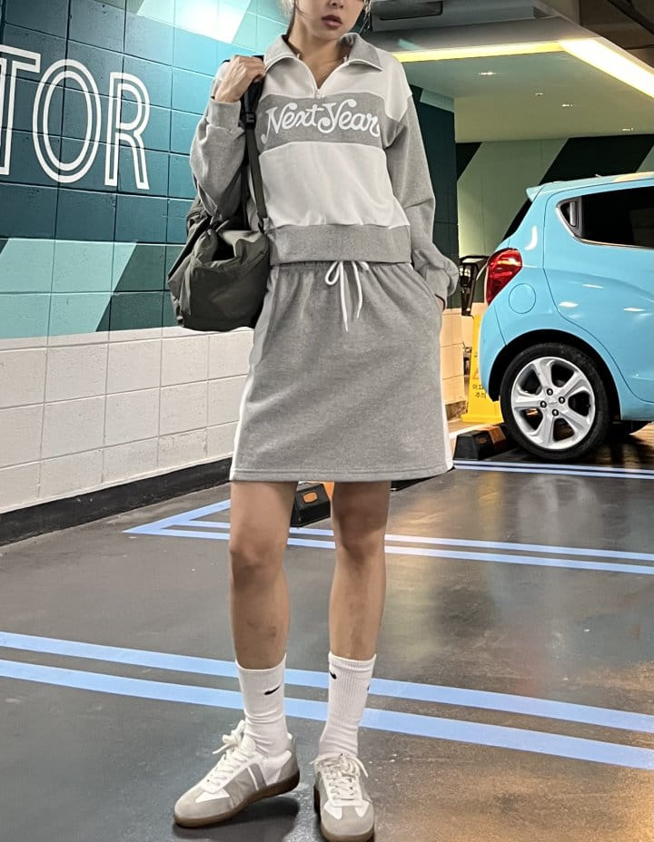 One the woman - Korean Women Fashion - #momslook - Rolly Skirt Top Bottom Set - 7