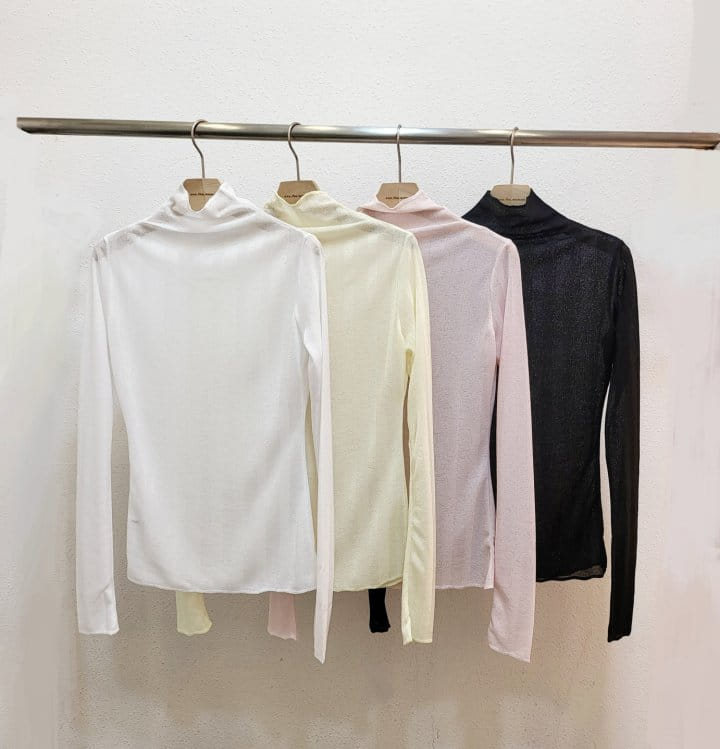 One the woman - Korean Women Fashion - #restrostyle - Heart See Through Tee