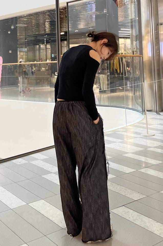 One the woman - Korean Women Fashion - #womensfashion - Adder Rib Tee - 7