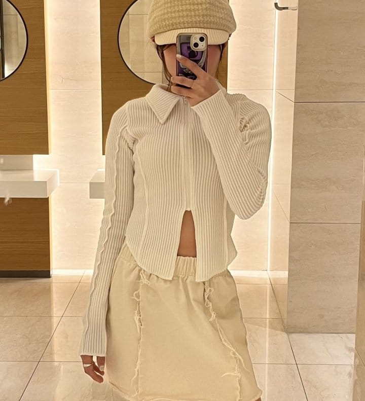 One the woman - Korean Women Fashion - #womensfashion - Volume Collar Jumper - 6
