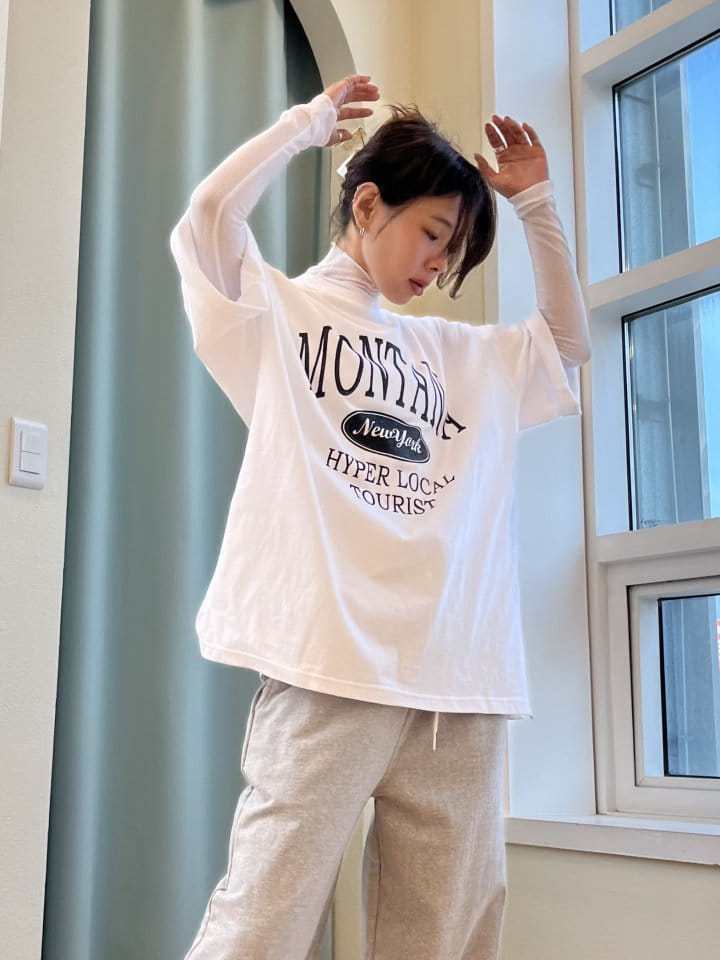 One the woman - Korean Women Fashion - #womensfashion - Local Slit Tee - 9