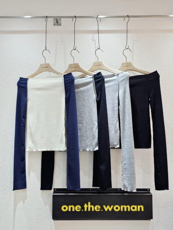 One the woman - Korean Women Fashion - #womensfashion - Story Rib Tee - 2