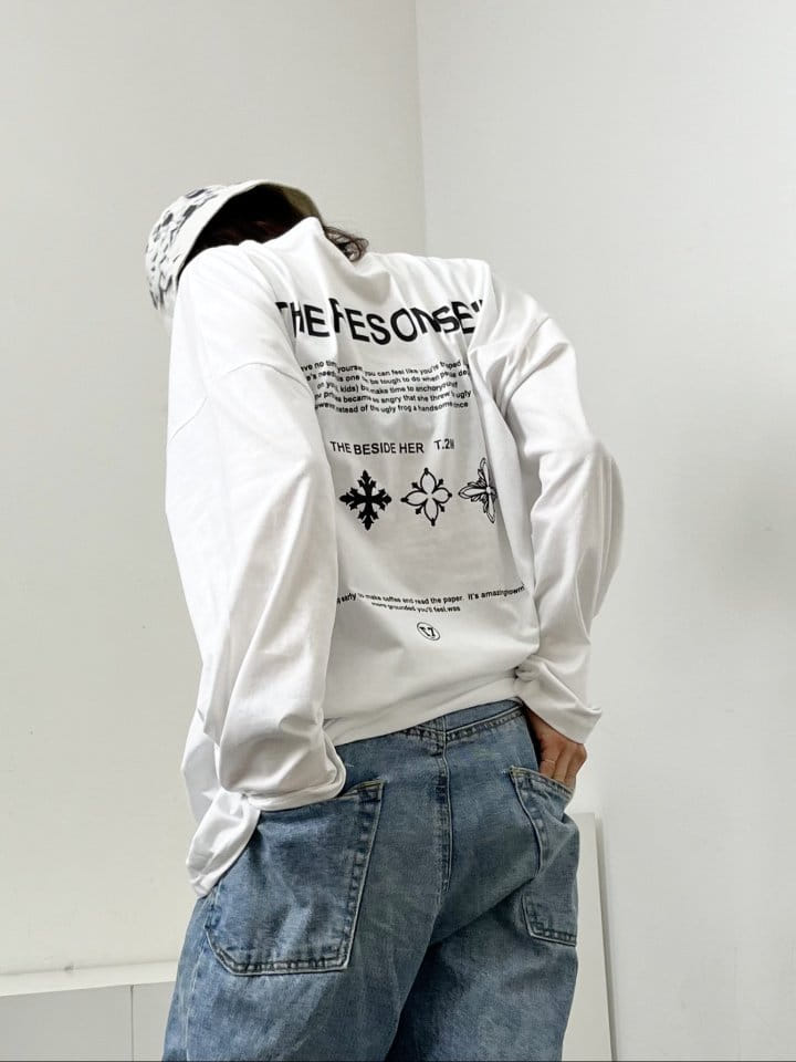 One the woman - Korean Women Fashion - #womensfashion - Cross Over Tee - 5