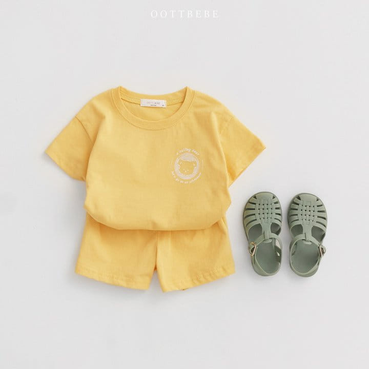 Oott Bebe - Korean Baby Fashion - #babygirlfashion - Sailing Top Bottom Set - 5