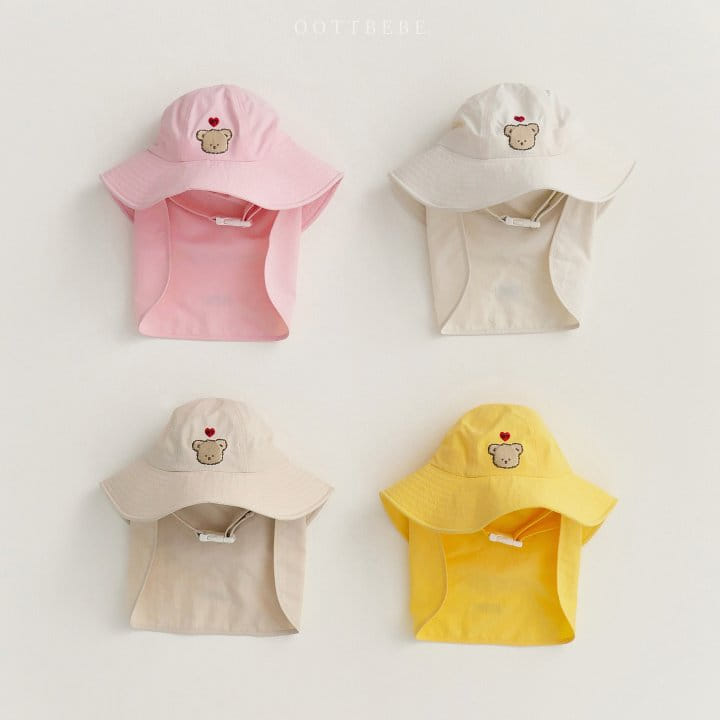 Oott Bebe - Korean Children Fashion - #childofig - Aqua Flap Cap