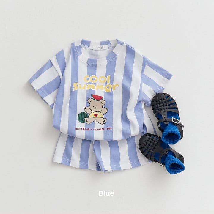 Oott Bebe - Korean Children Fashion - #childofig - Cool Summer Top Bottom Set - 5