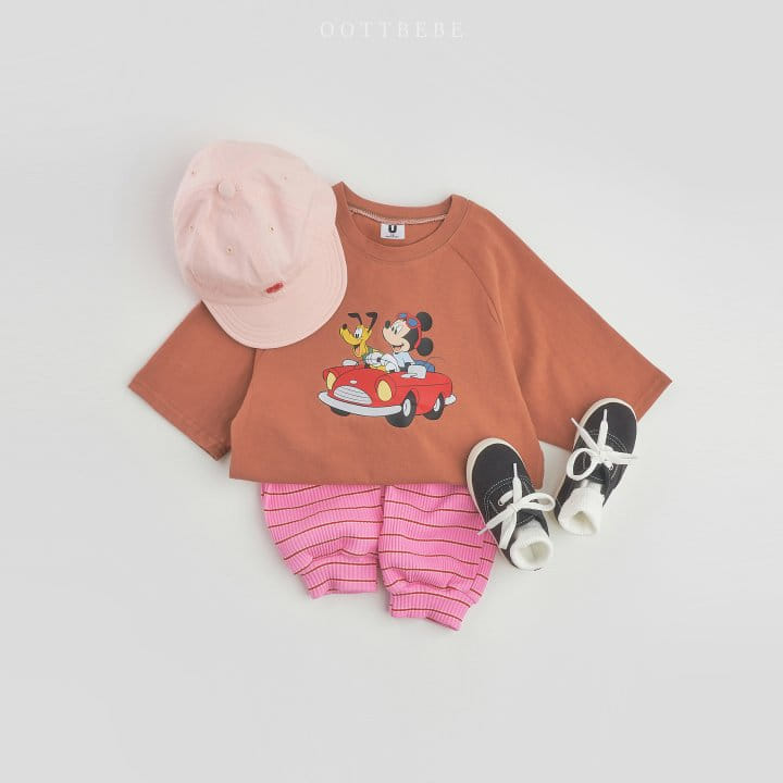 Oott Bebe - Korean Children Fashion - #childofig - Car M Raglan Tee - 4