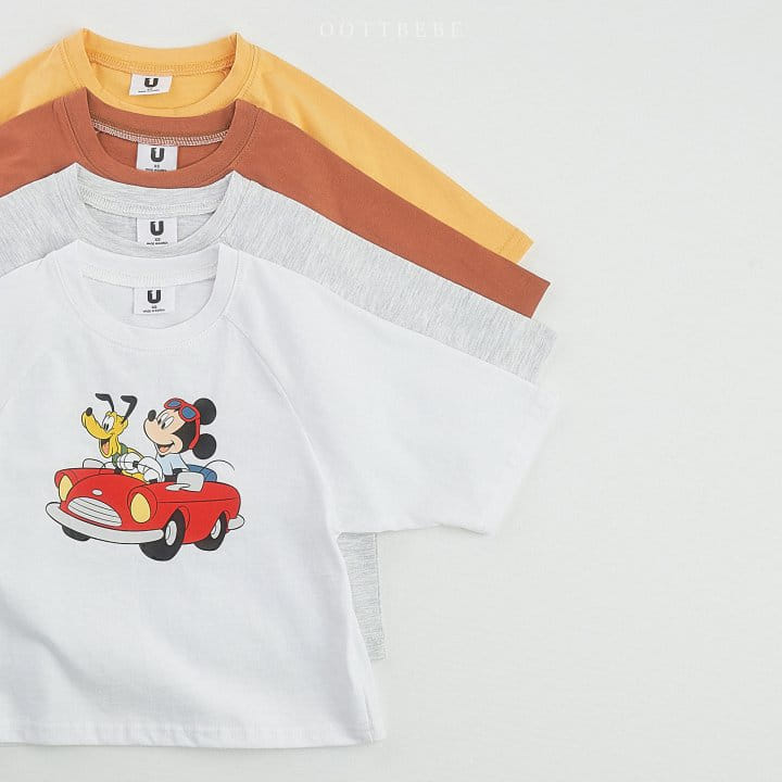 Oott Bebe - Korean Children Fashion - #discoveringself - Car M Raglan Tee - 6