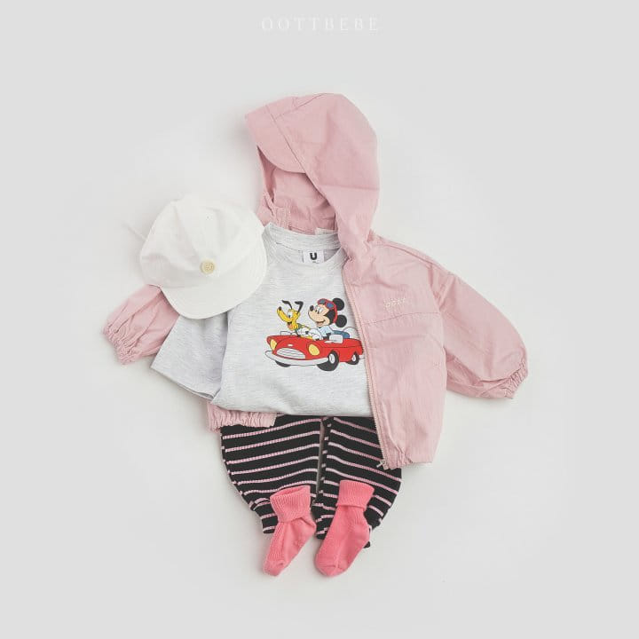 Oott Bebe - Korean Children Fashion - #kidsshorts - Car M Raglan Tee - 8