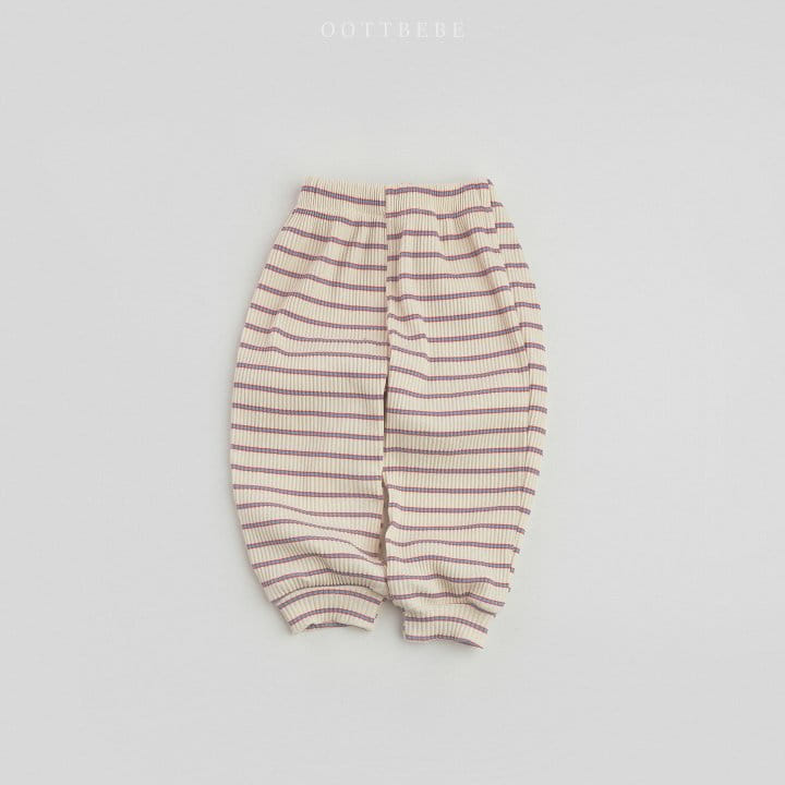 Oott Bebe - Korean Children Fashion - #kidsshorts - Melra Rib Pants - 7