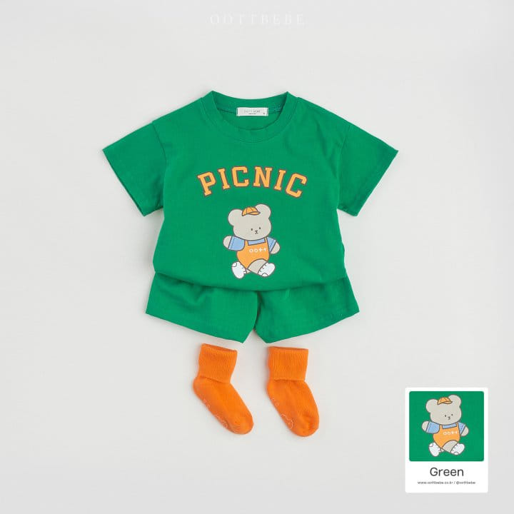 Oott Bebe - Korean Children Fashion - #kidsshorts - 24 Picnic Top Bottom Set - 6