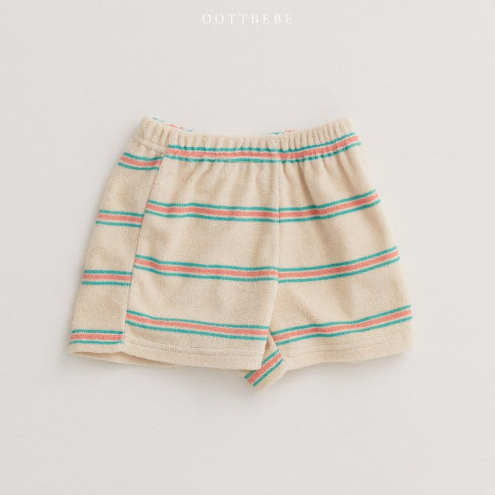 Oott Bebe - Korean Children Fashion - #kidsshorts - Summer Bear Terry Top Bottom Set - 9