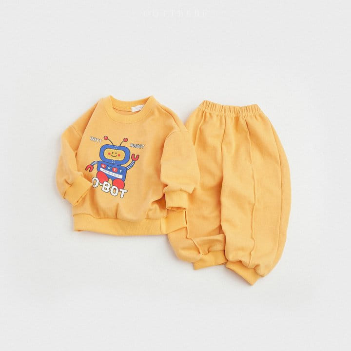 Oott Bebe - Korean Children Fashion - #kidsstore - Robot Top Bottom Set - 10