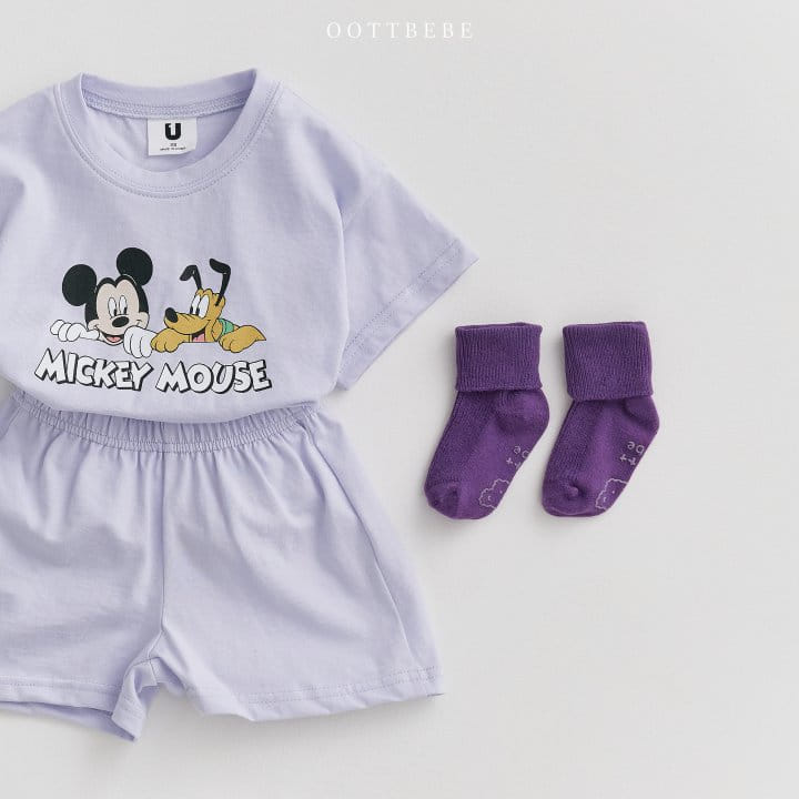Oott Bebe - Korean Children Fashion - #kidsstore - M P Top Bottom Set - 9