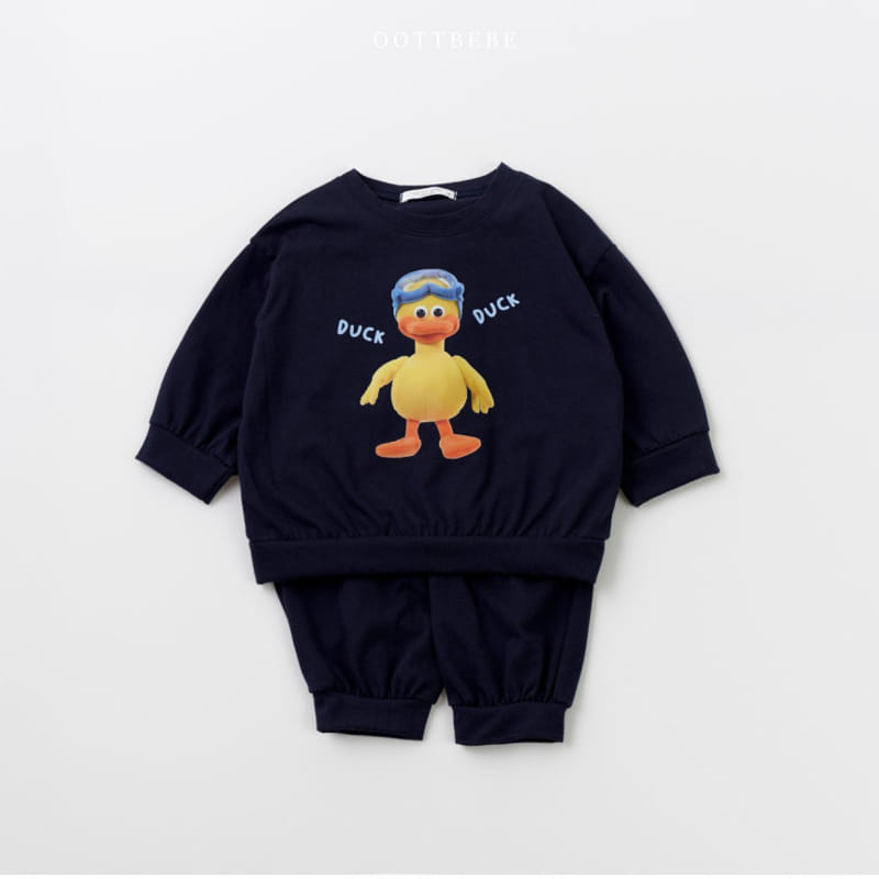 Oott Bebe - Korean Children Fashion - #kidzfashiontrend - Bow Wow Top Bottom Set - 3
